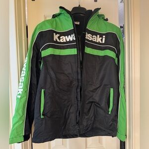 Kawasaki jacket with removable lining